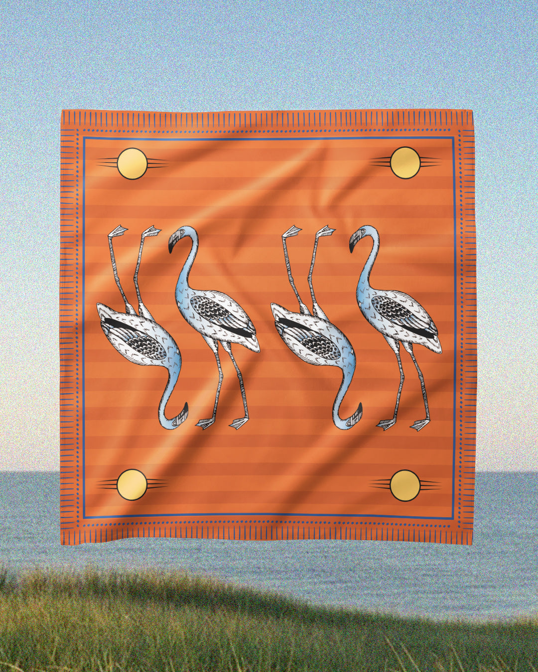 Squared Satin Scarves