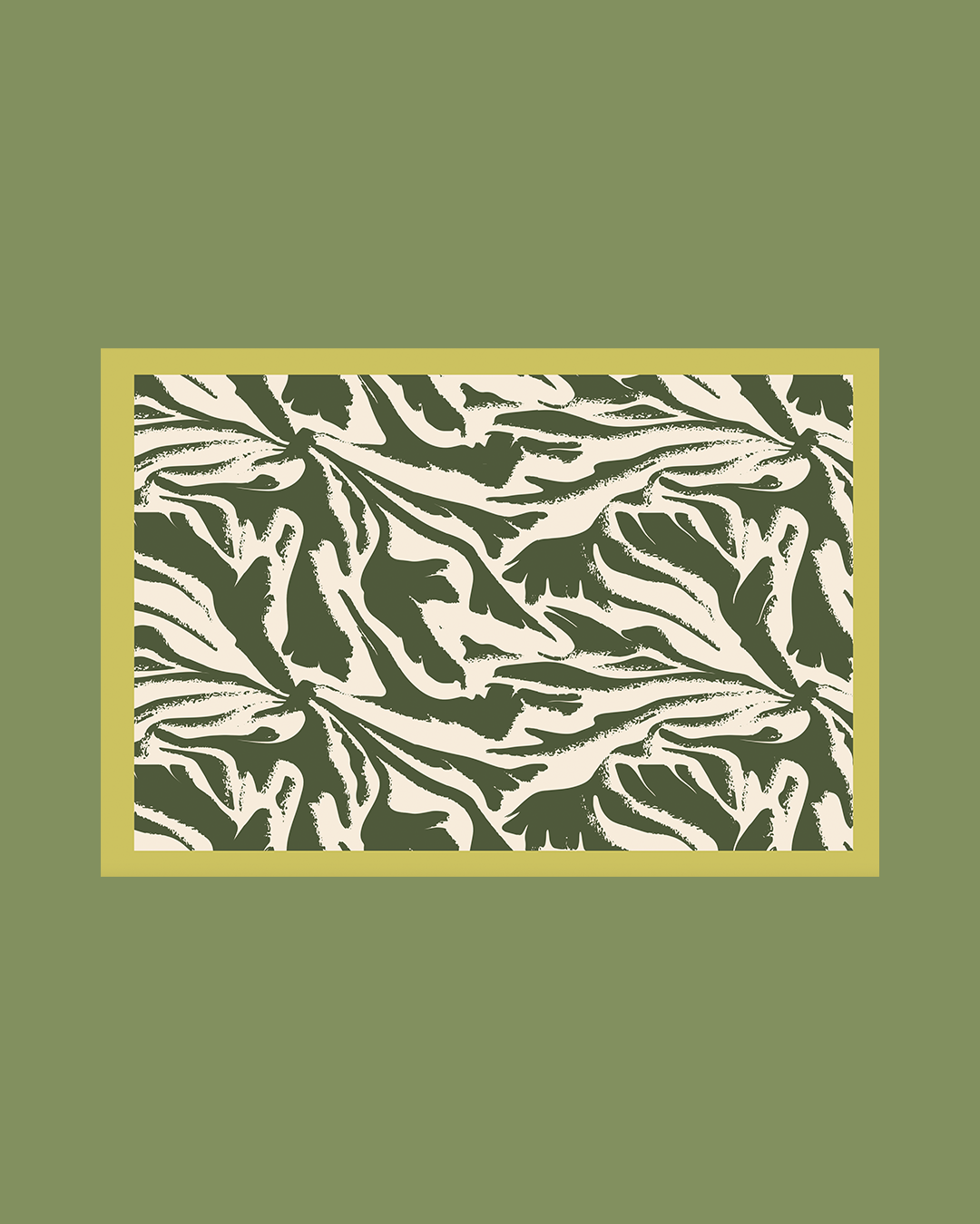 Green White Pattern - Chiffon Coverups