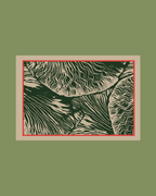 Green Beige Pattern - Chiffon coverups