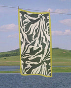 Green White Pattern - Chiffon Coverups
