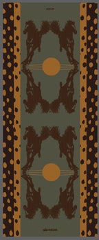 Horses olive shawl