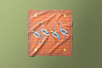 Orange Flamingo - Satin Scarf