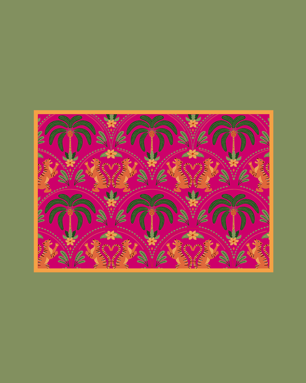 Multi Pink Tiger - Chiffon Coverups