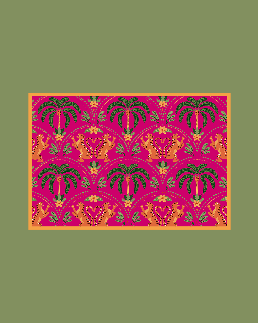 Multi Pink Tiger - Chiffon Coverups