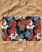 Black Koi Beach Mat
