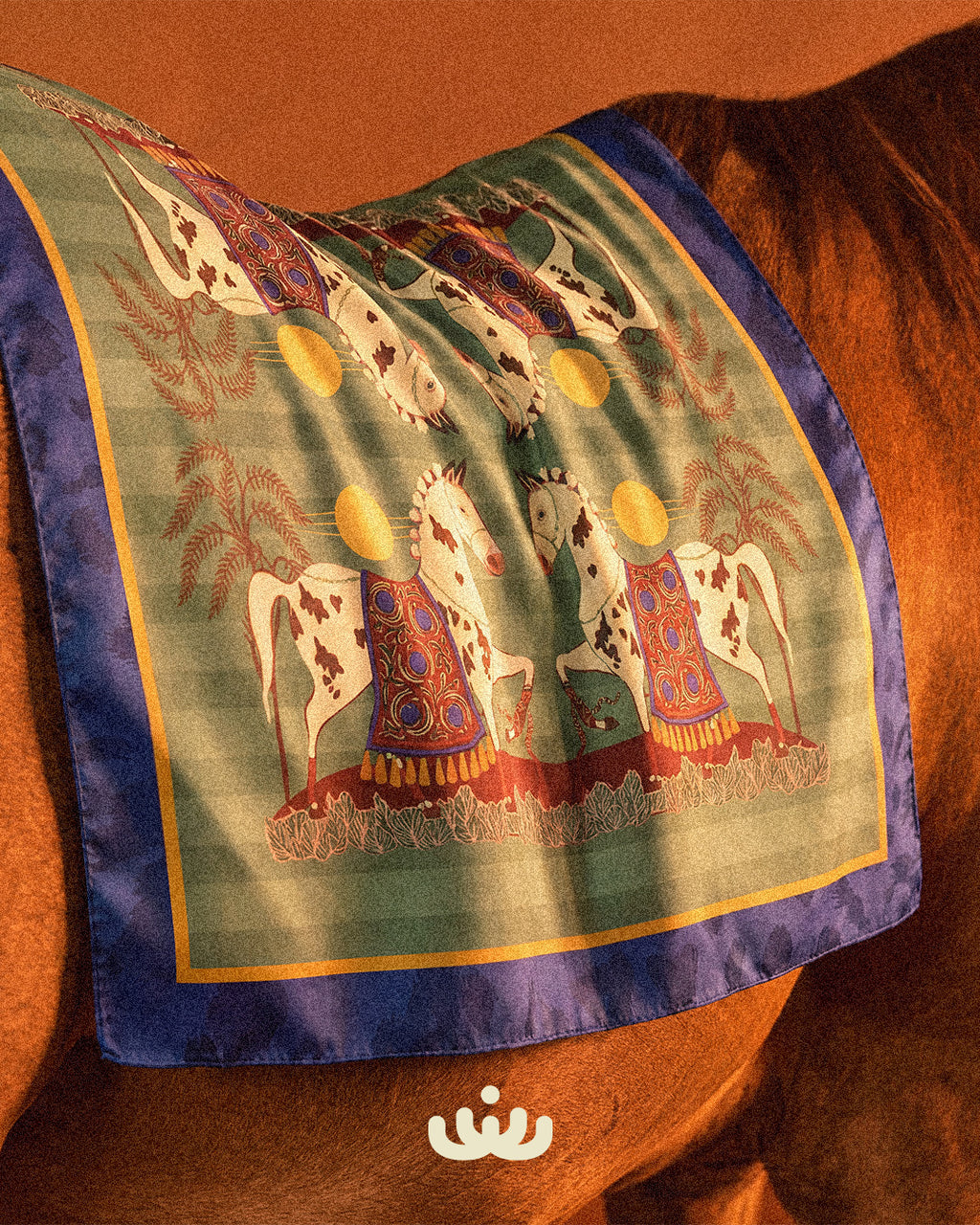 Go Sage Ponies - Satin scarf