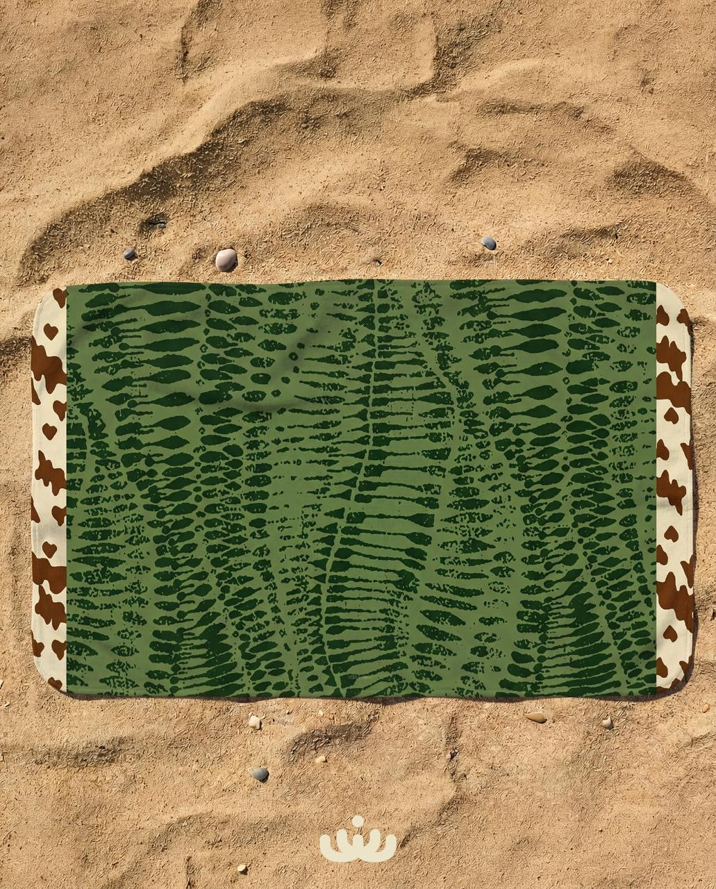 Green Cowboy Beach Mat