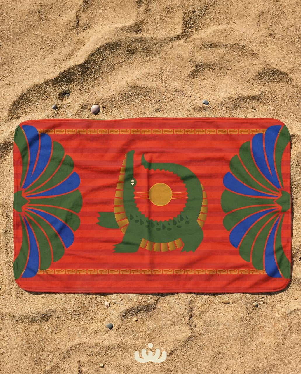 Twisted Croco Beach Mat