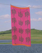 Pink Palm - Chiffon Coverups