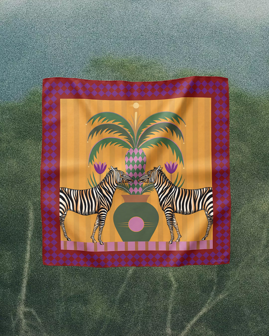 Palm Zees - Satin scarf