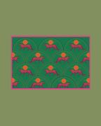 Multi Green Tiger - Satin Coverups