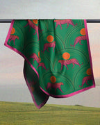 Multi Green Tiger - Satin Coverups