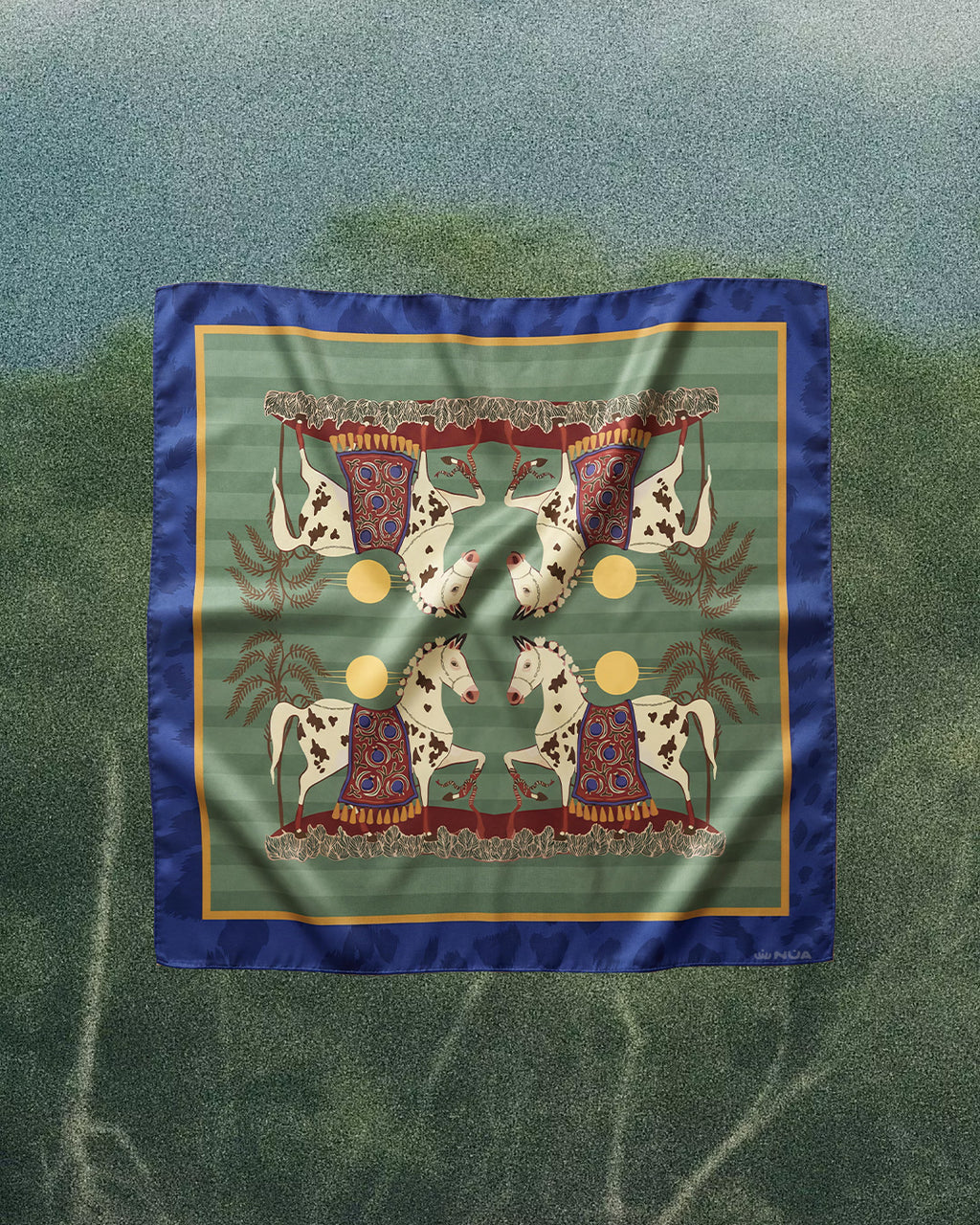 Go Sage Ponies - Satin scarf