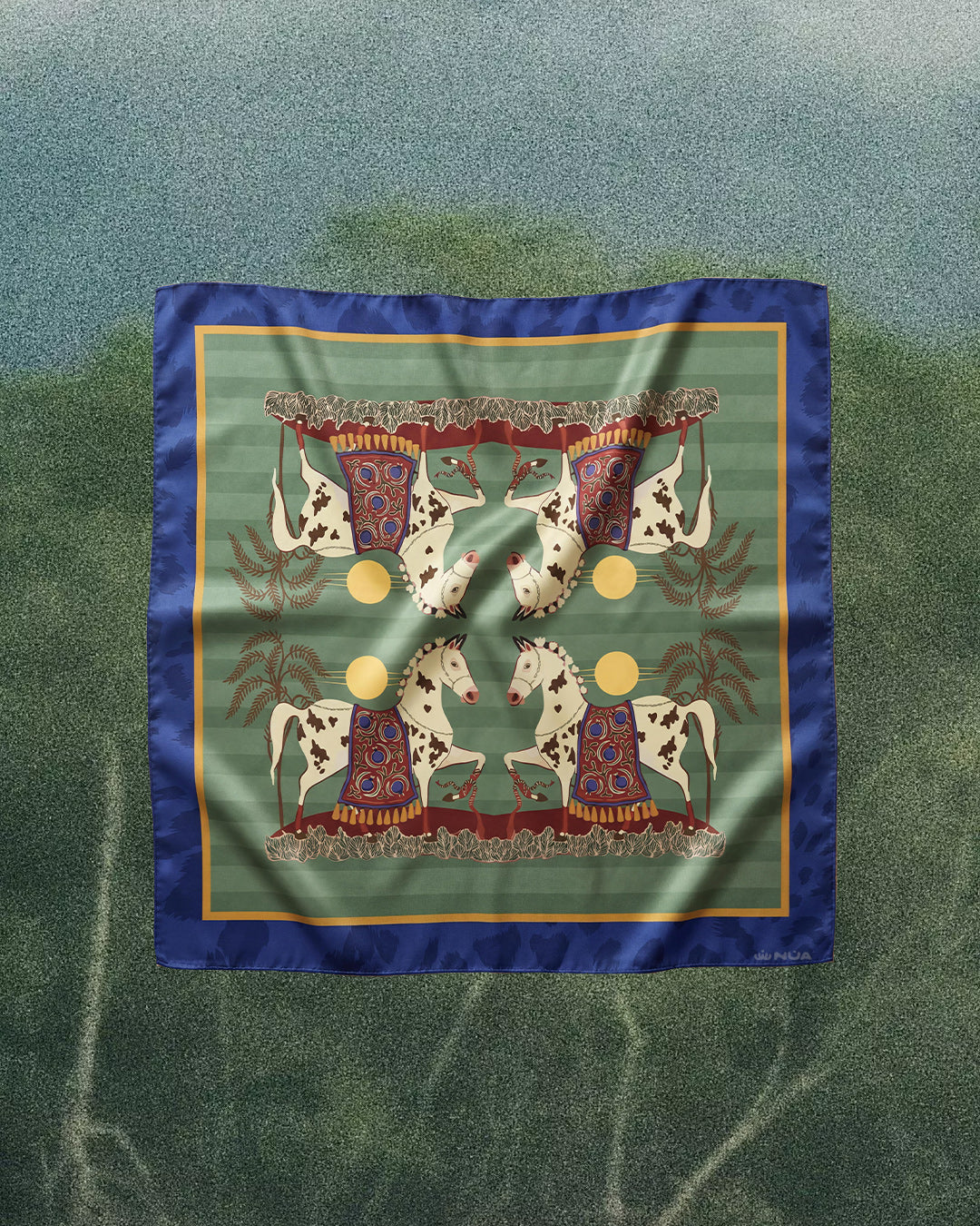 Go Sage Ponies - Satin scarf