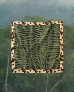 Green Cowboy- satin scarf