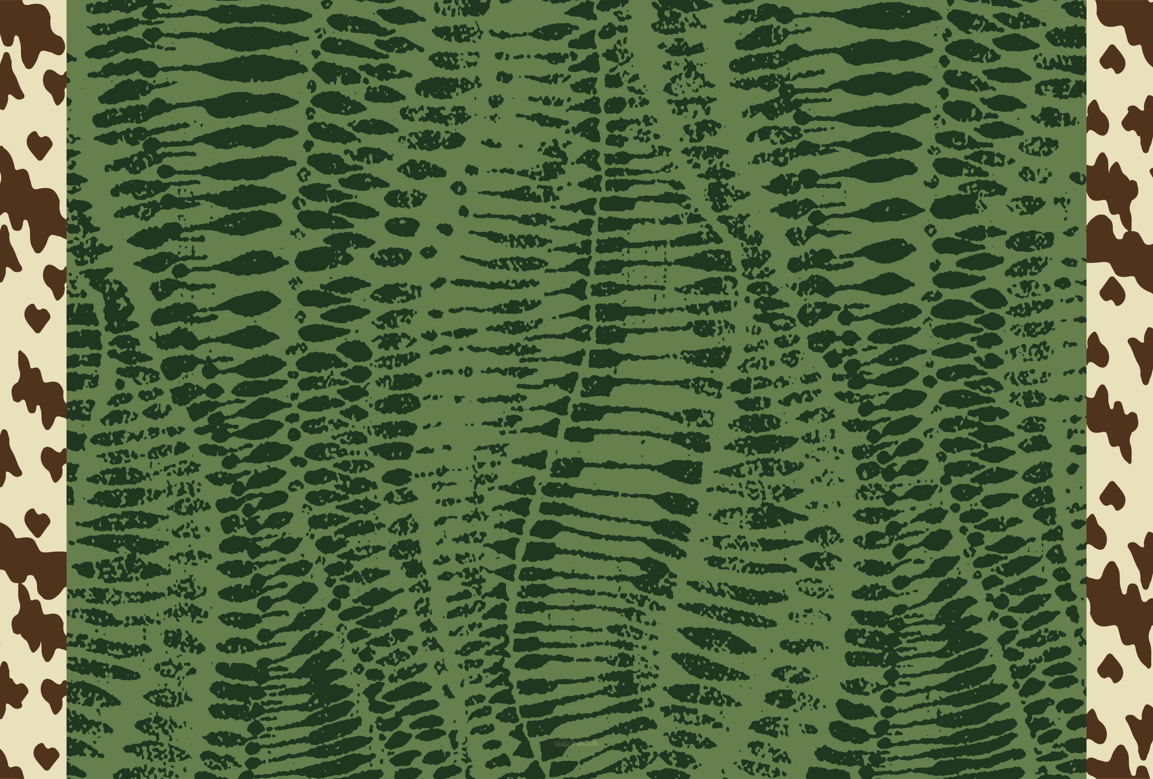 Green Cowboy Beach Mat